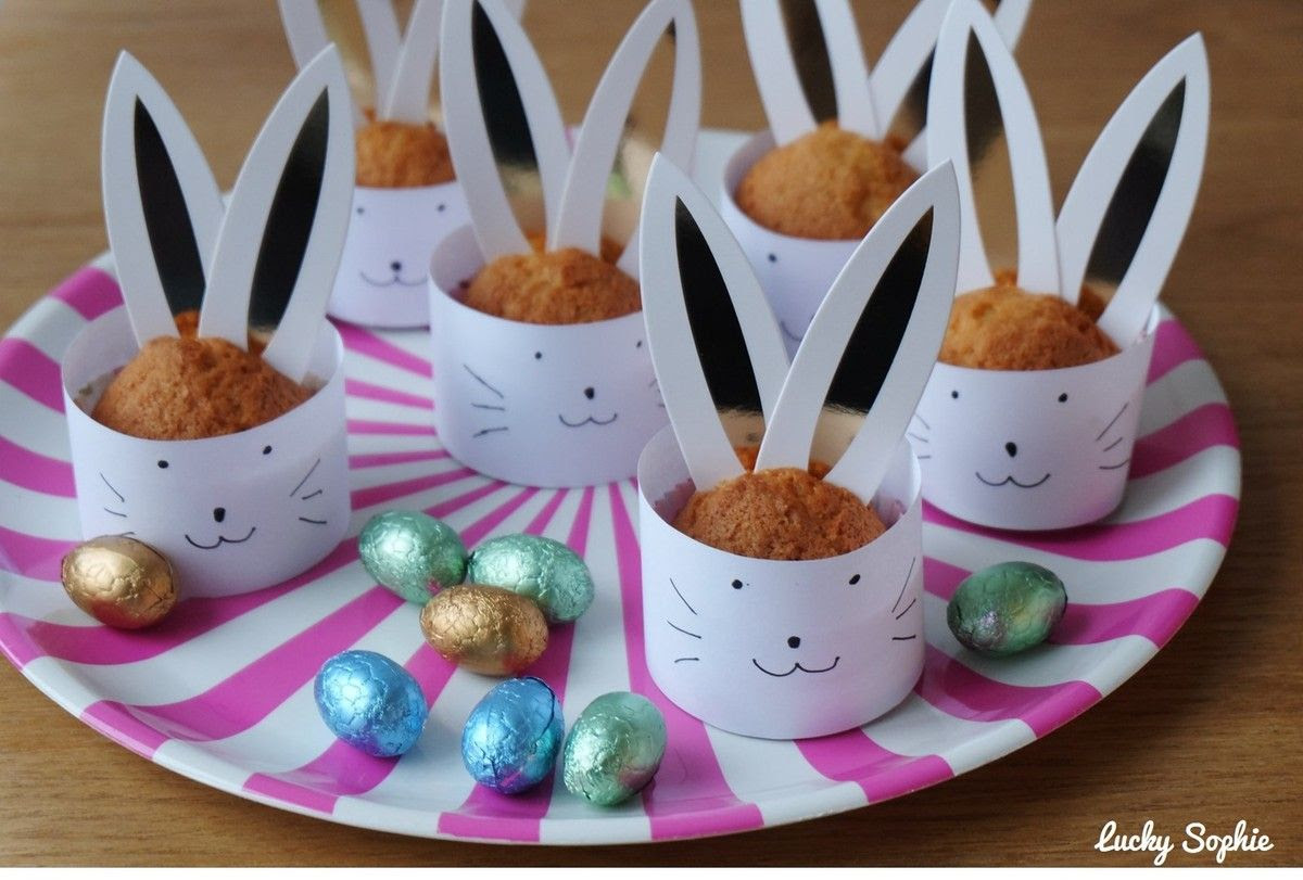 Petits Gateaux Lapins De Paques Lucky Sophie Blog Famille Voyage