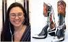 Taal Volcano eruption-inspired lady’s boot wins Filipino footwear design tilt
