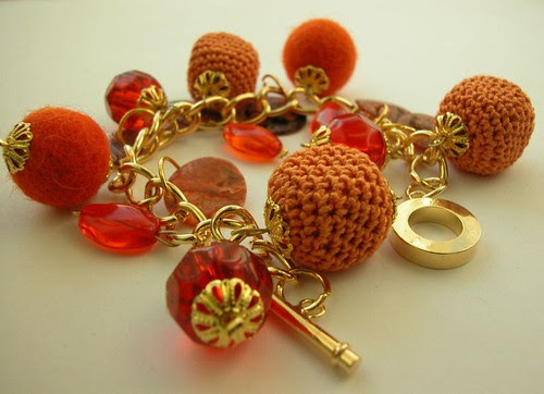 Orange bracelet