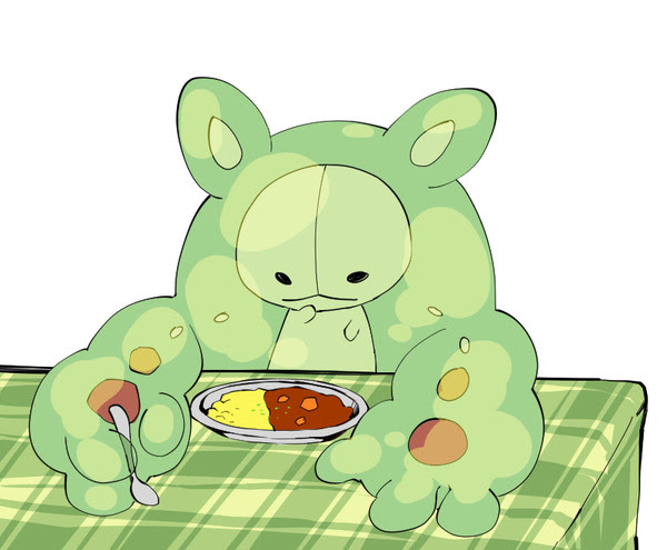 カレーを食べるランクルス Pixiv年鑑 B