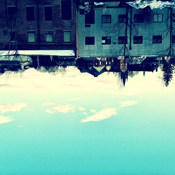 #watertown is #upsidesown @sasakidesign #igboston #architecture #winter