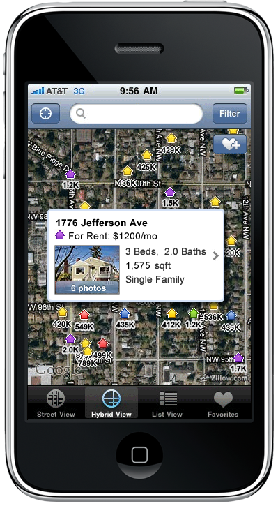 Zillow MediaRoom - Zillow iPhone App