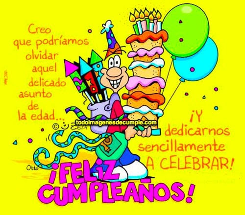 felicitaciones de cumpleaños graciosas