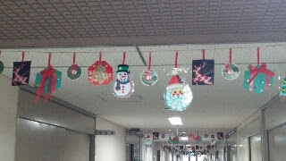 サンタの天井飾り にこにこトマトスタッフブログ