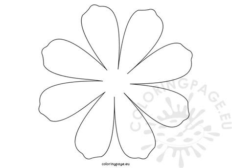 This week i made a pretty summer wreath of paper flowers. printable flower daisy 8 petal coloring page