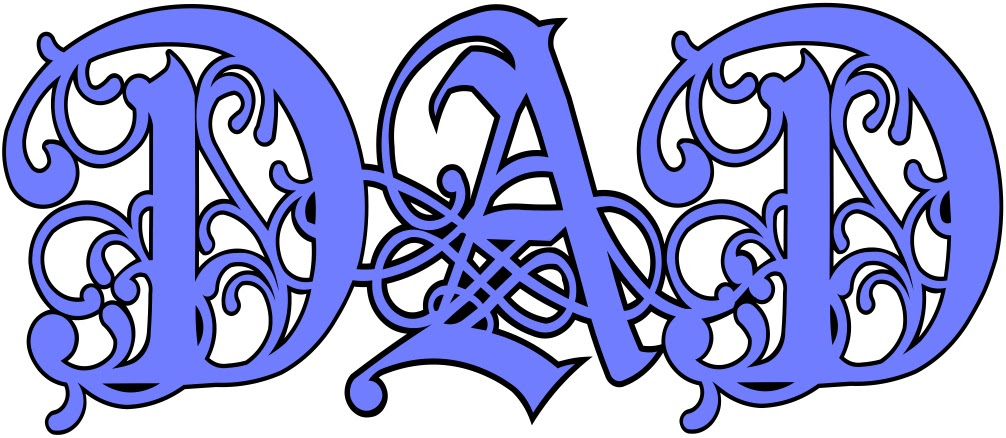 dad in graffiti letters clip art library