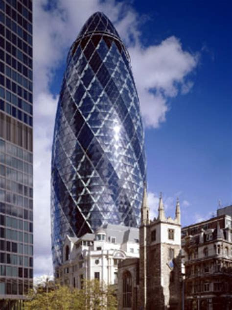A vacuum bomb, also called an aerosol bomb or fuel air explosive, consists of a fuel container with two separate explosive charges. Swiss Re Tower Foster and Partners London 2004 | Floornature