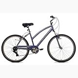Kent Women's Bayside Comfort Bike (26-Inch Wheels, Purple/Silver)