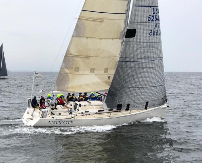 J/133 sailing college big boat regatta