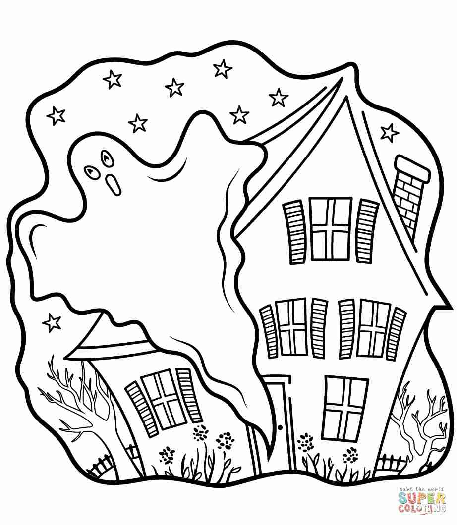 Coloring Pages Halloween Ghost at GetColorings.com | Free ...