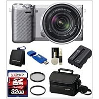 Sony NEX 5R with SEL 18-55mm Lens + Sony Camera Bag + Spare Battery + Multi-Coated Filter Kit + 32GB Deluxe kit