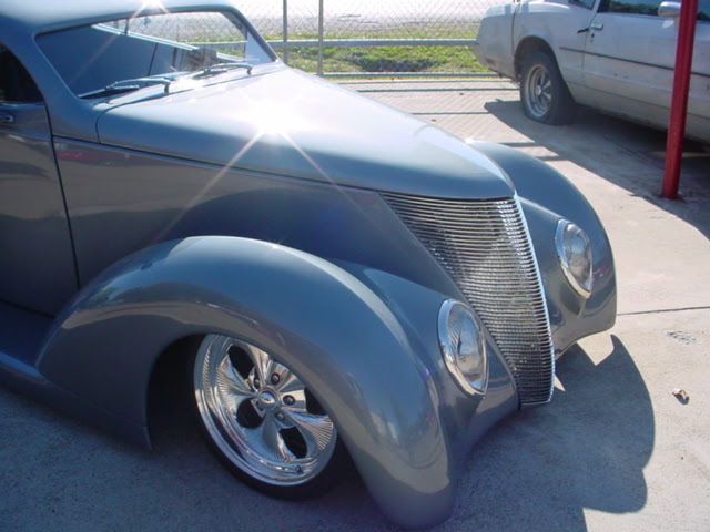 THIS 1937 FORD COUPE WAS IN FOR A LITTLE TOUCHUP THIS 1937 FORD COUPE WAS IN FOR A LITTLE TOUCHUP