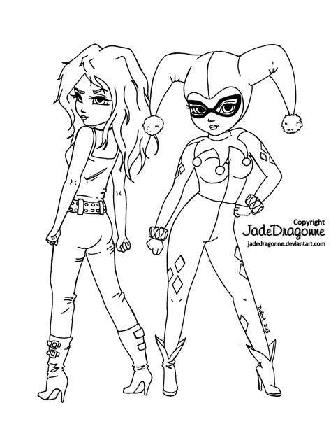 School's out for summer, so keep kids of all ages busy with summer coloring sheets. harley quinn coloring pages to download and print for free