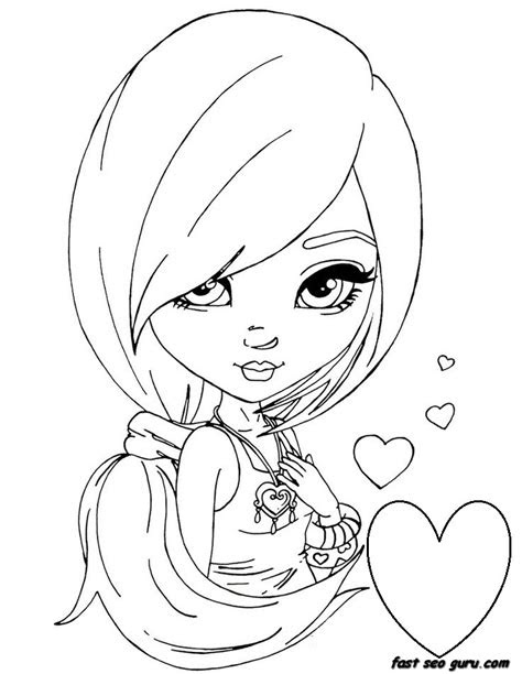 printable girl coloring pages coloring home