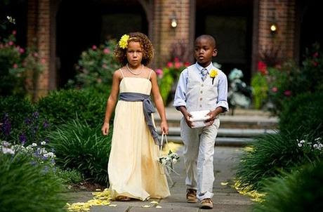 Wedding procession ring bearer