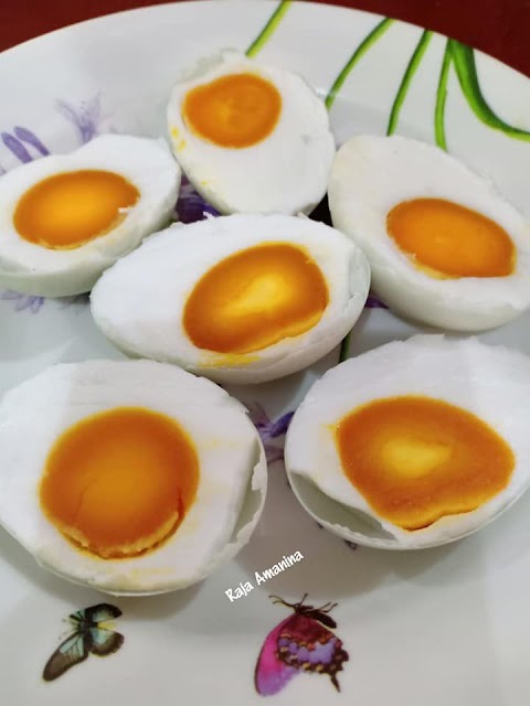 cara rebus telur masin