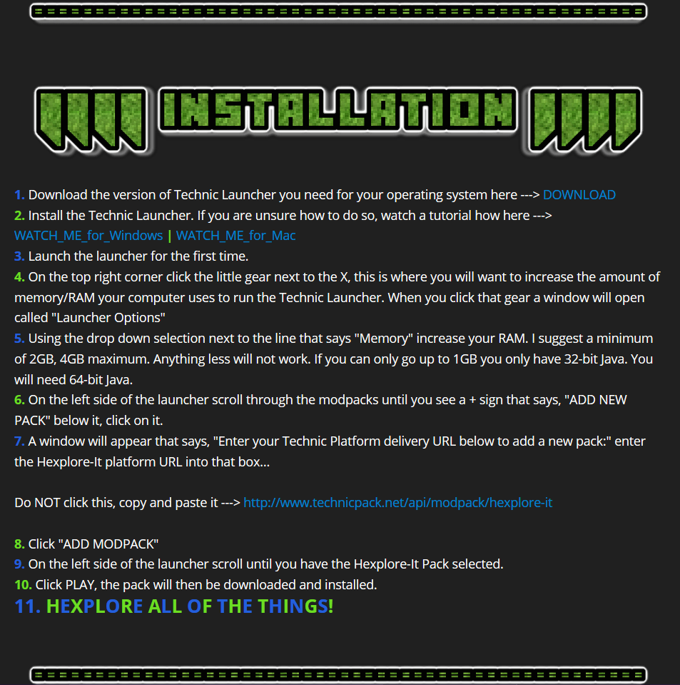 Technic launcher minecraft java version