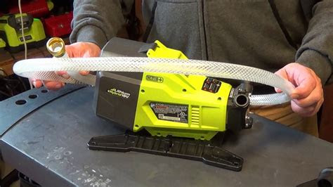 493 3 to watch all these following steps in just 5:24 minutes, in a proper arrangement wit. Ryobi P750 18-Volt Hybrid Transfer Pump Review - YouTube