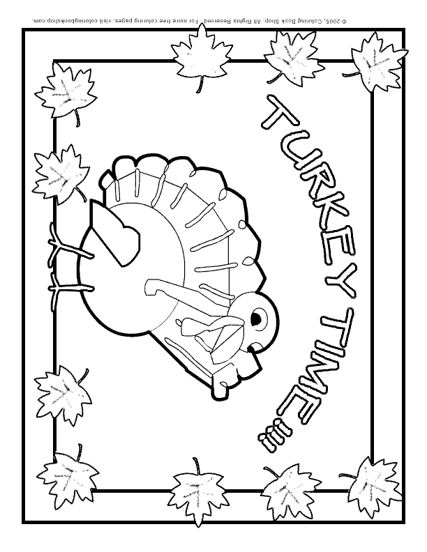 Download Thanksgiving Printable Coloring Pages Placecards Placemats Online Games And Crafts
