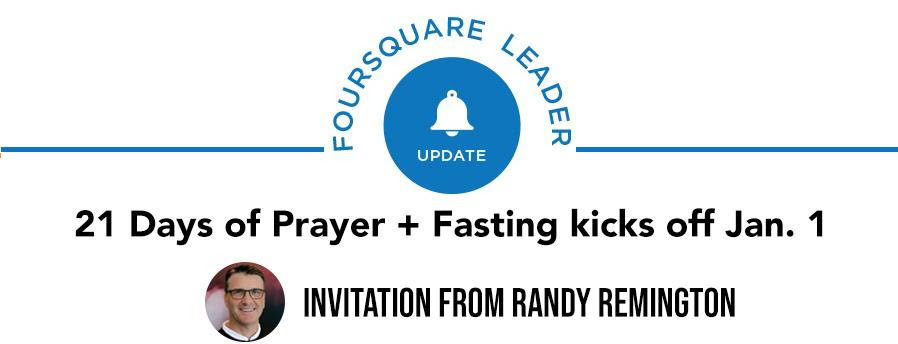 Foursquare Leader Update