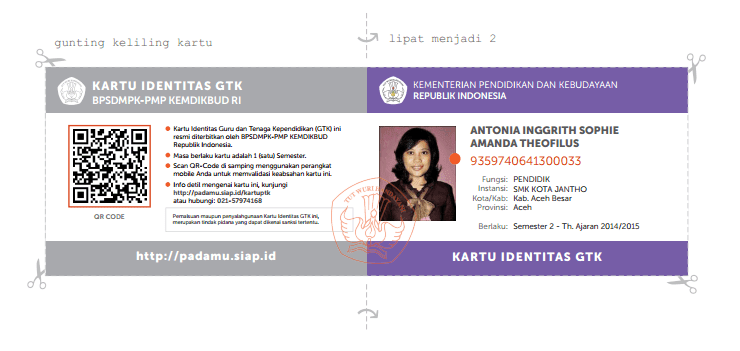 Cara Mengaktifkan PTK Padamu Negeri 2015 Semester 2