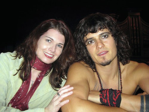 Horrible pic of me, but I'm with Orlando Bloom. What can I say?