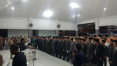 Pelantikan pejabat eselon 2 dan 3 lampung selatan