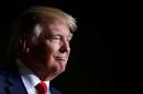 Republican presidential nominee Donald Trump appears at a campaign event in Toledo