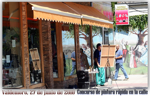 Pintura rápida en la calle
