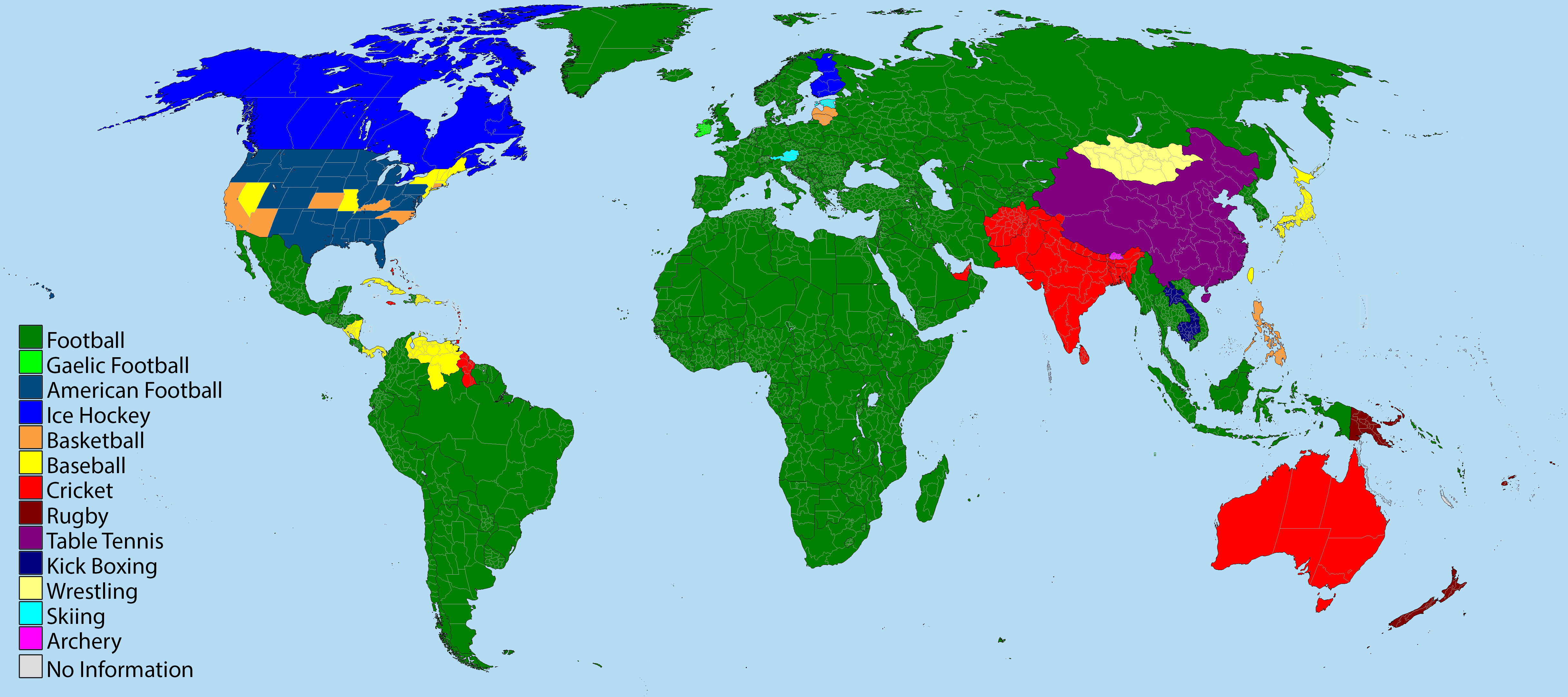 40 Maps And Charts That Explain Sports In America Vox