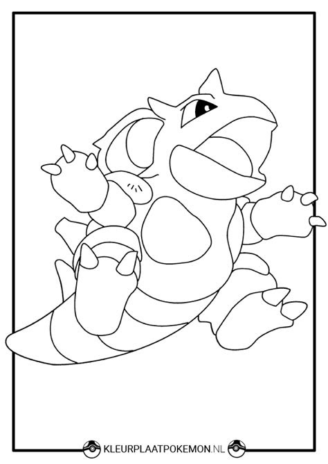 kleurplaat van nidoqueen downloaden kleurplaat pokemon