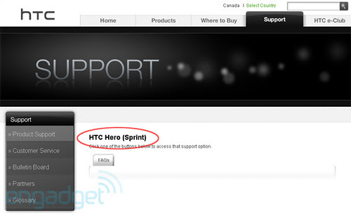 htc hero sprint