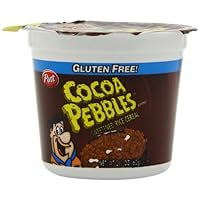 Post Cocoa Pebbles Cereal, 2.1-Ounce Cups