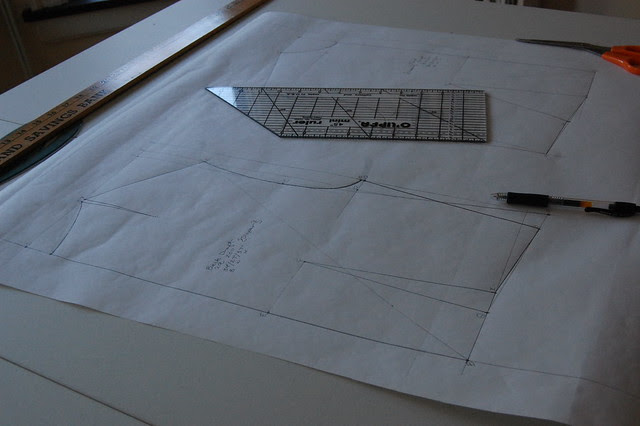 pattern drafting.
