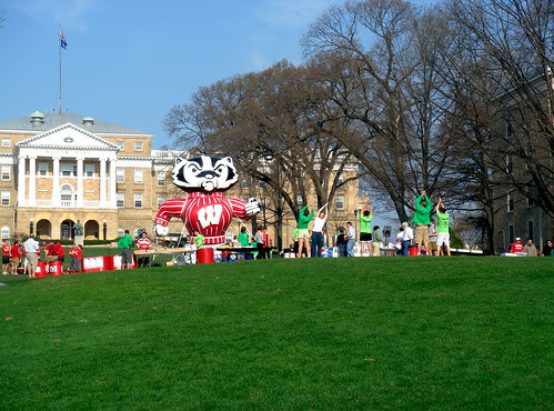 Bascom Mall with Inflatable Bucky
