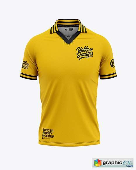 Download Men's Soccer Jersey Mockup - Front View 49609 » Free ...