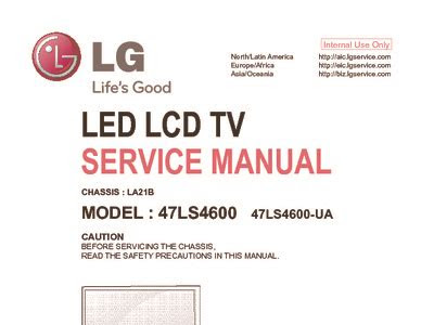 Download PDF Online lg 47ls4600 ua service manual and repair guide English PDF PDF