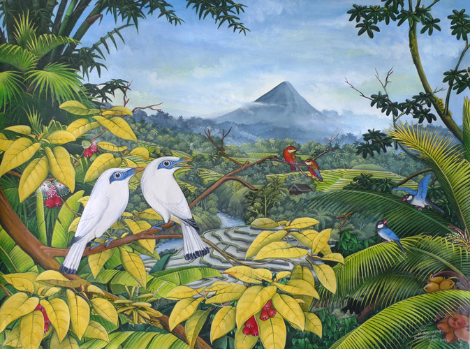 Vhaedyoverste: seni lukis burung bali