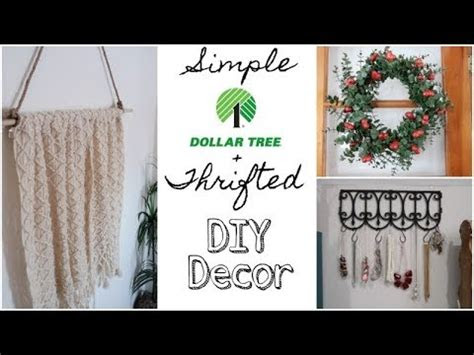 dollar tree thrift store diy simple home decor