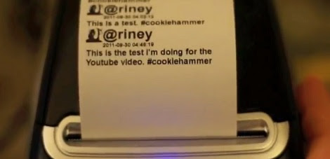 Spamming A Label Printer With #cookiehammer | Hackaday