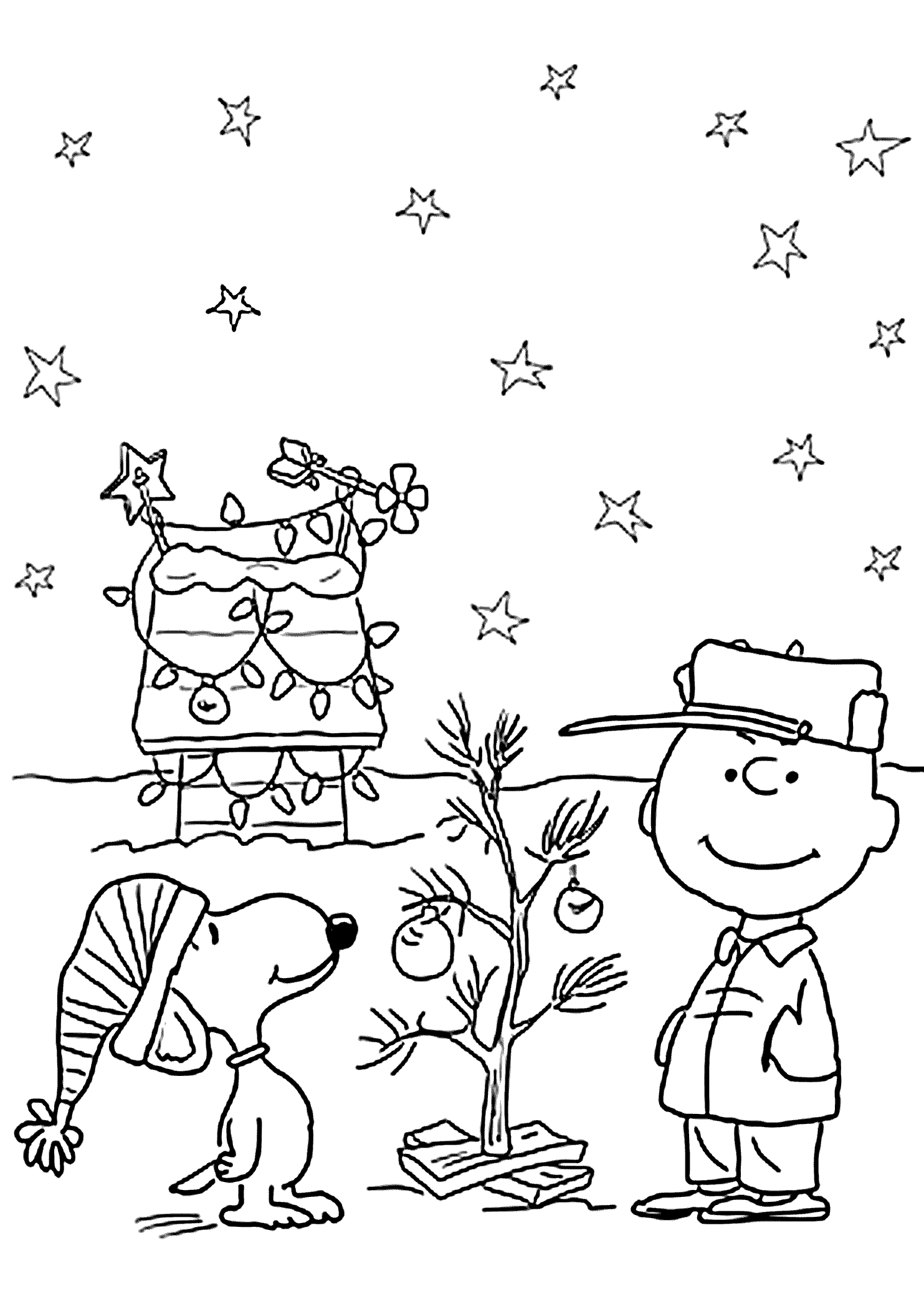 Free Charlie Brown Coloring Pages Christmas Printables Download Free Charlie Brown Coloring Pages Christmas Printables Png Images Free Cliparts On Clipart Library