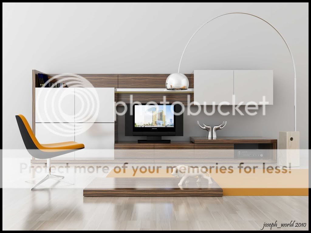 a simple tv unit.