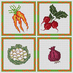 kitchen, vegetables, pattern, cross stitch, free patterns ...