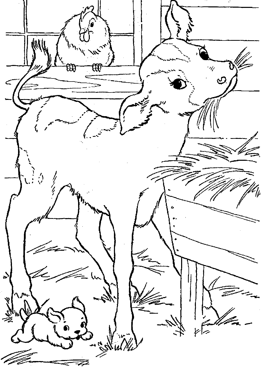 Farm coloring pages to download and print for free