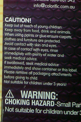 cupcake caution