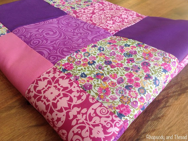 Pink/Purple Bubba Quilt by Rhapsody and Thread