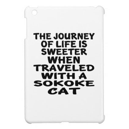 Traveled With Sokoke Cat Cover For The iPad Mini