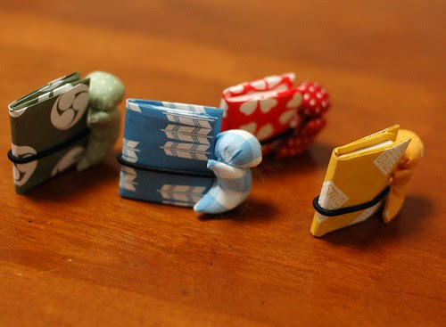 Sarubobo and miniature books
