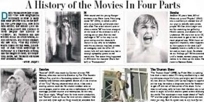 A History Of The Movies In Four Parts