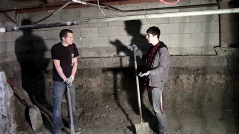 basement dig  part  youtube